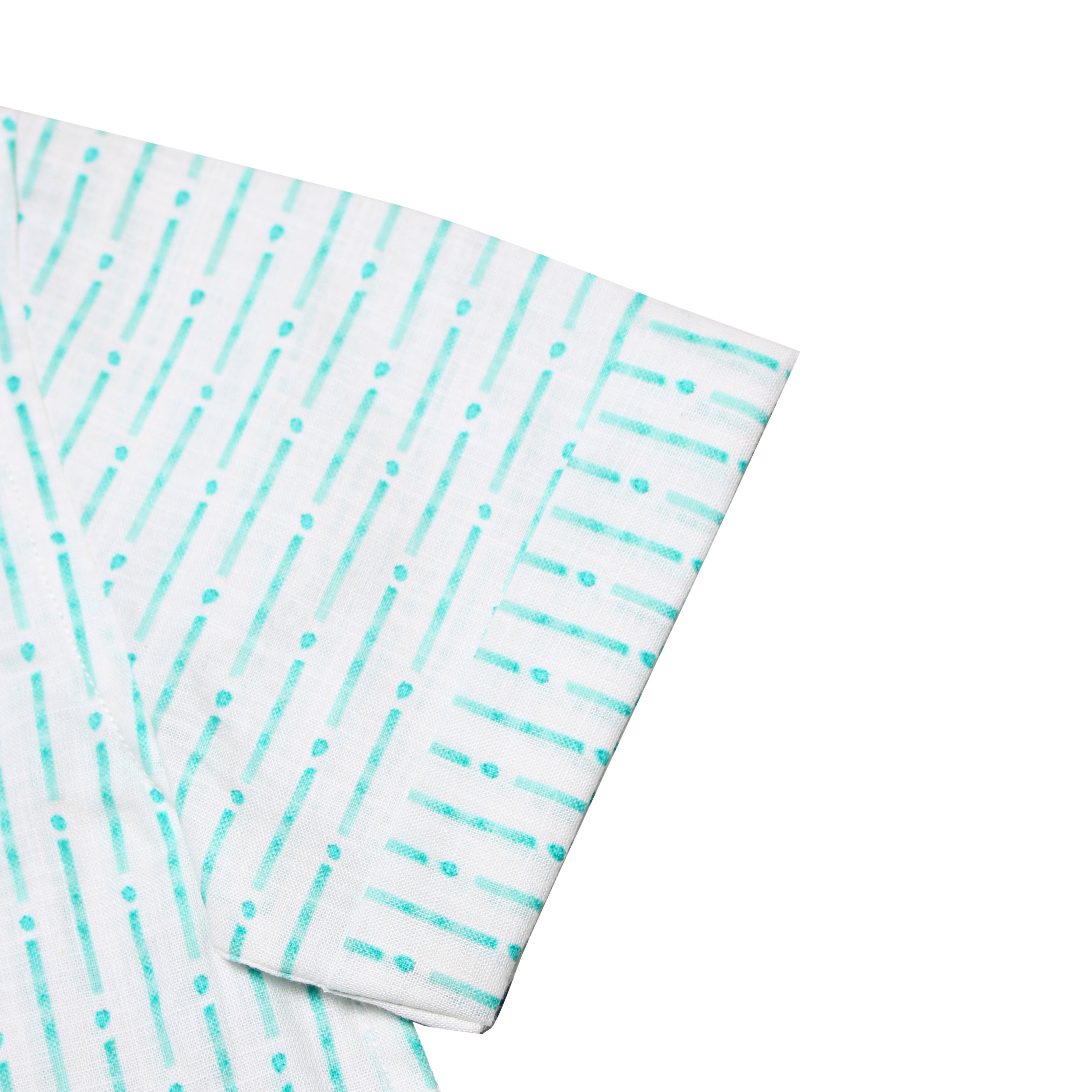 Cotton Knotty Kurta - White