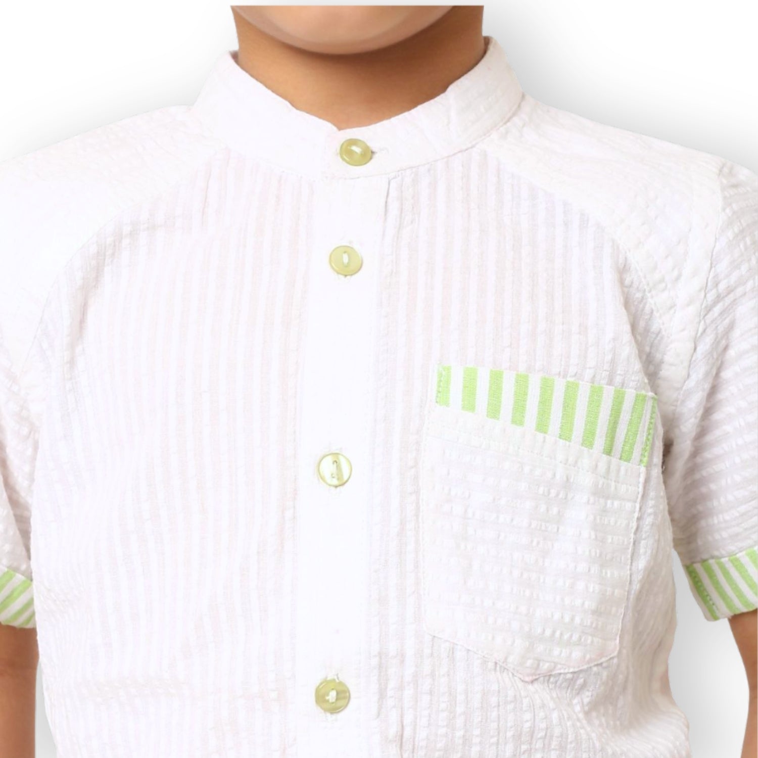 Alan Cotton Shirt - Green
