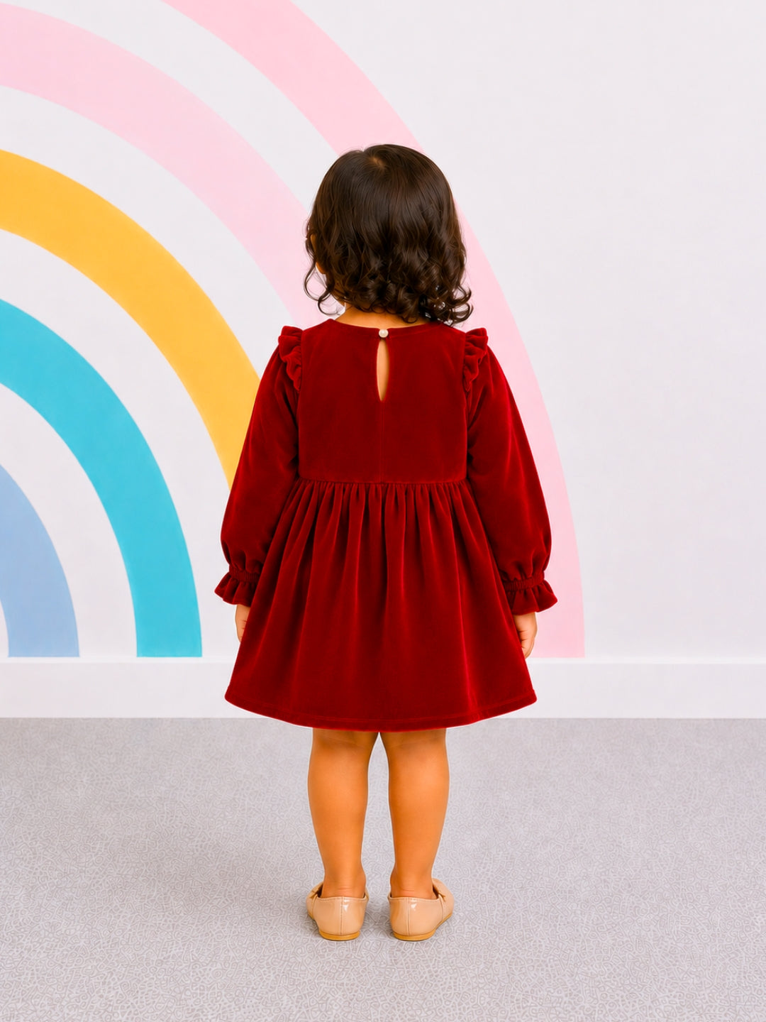 Cosy Dream Dress - Red