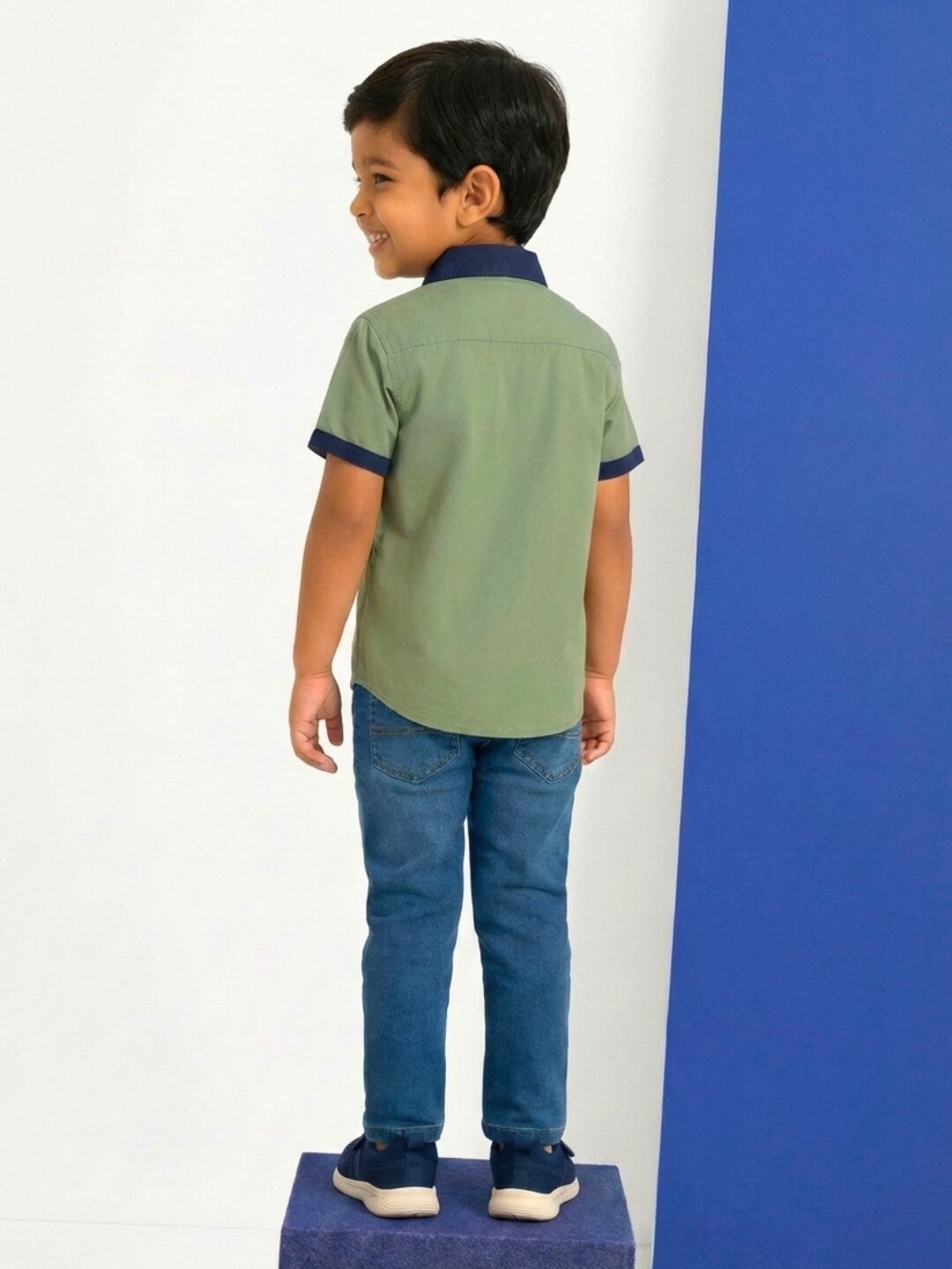Piper Cotton Shirt - Olive