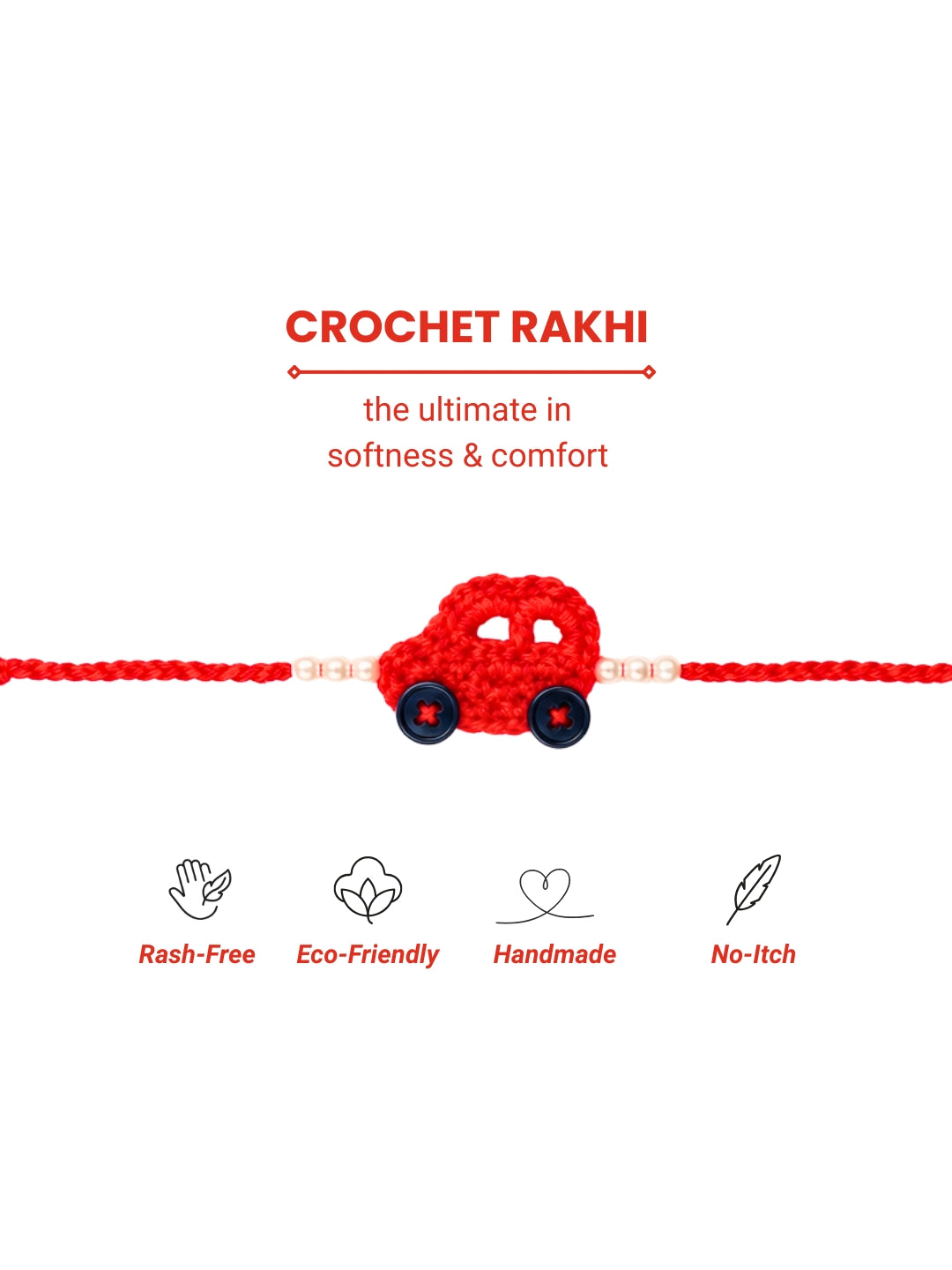 Car Rakhi - Red