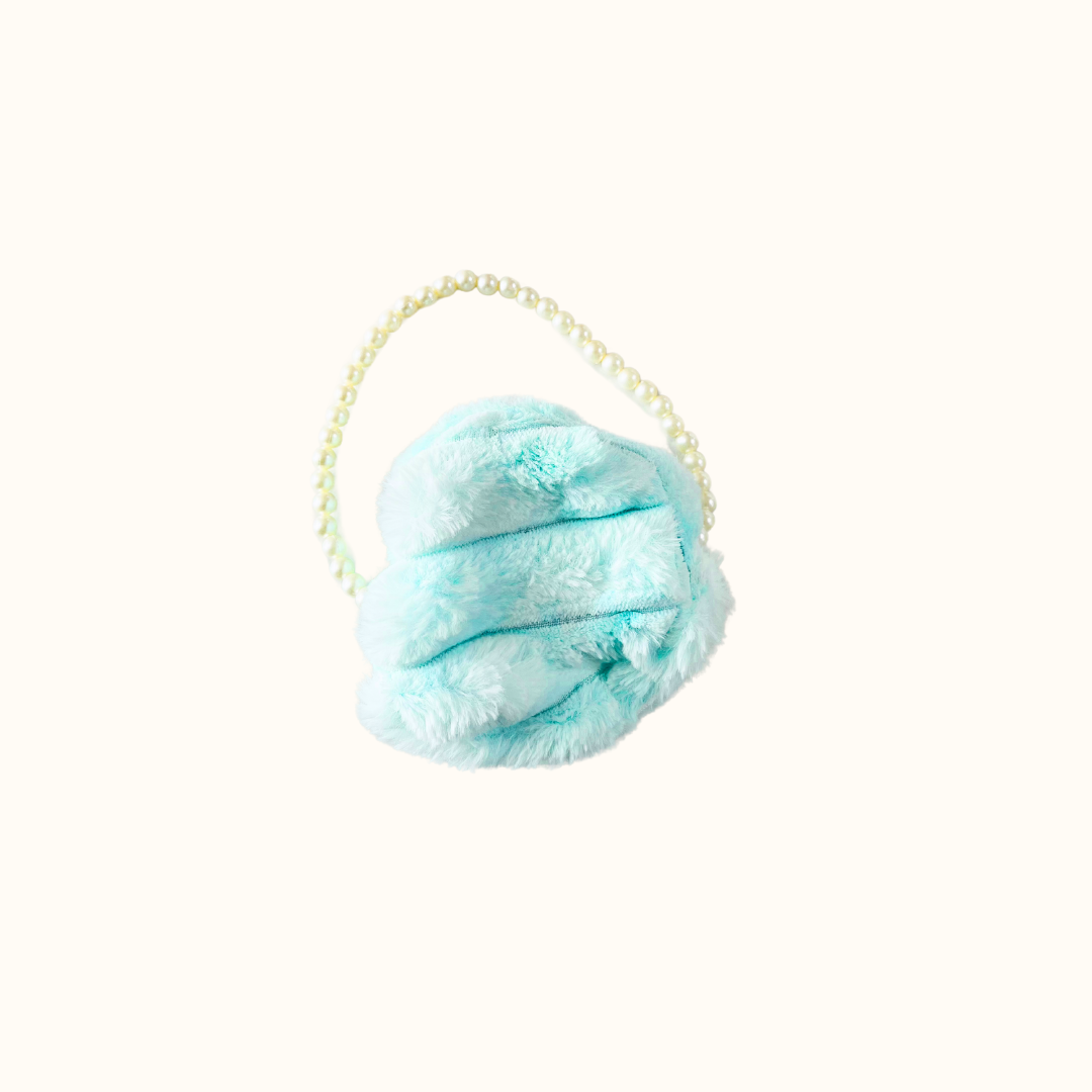 Super Soft Short Unicorn Purse - Blue