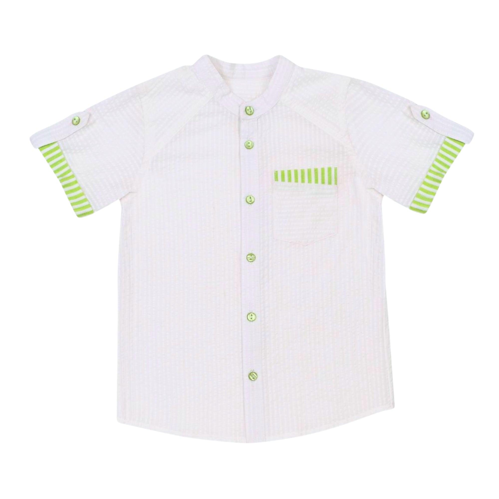 Alan Cotton Shirt - Green