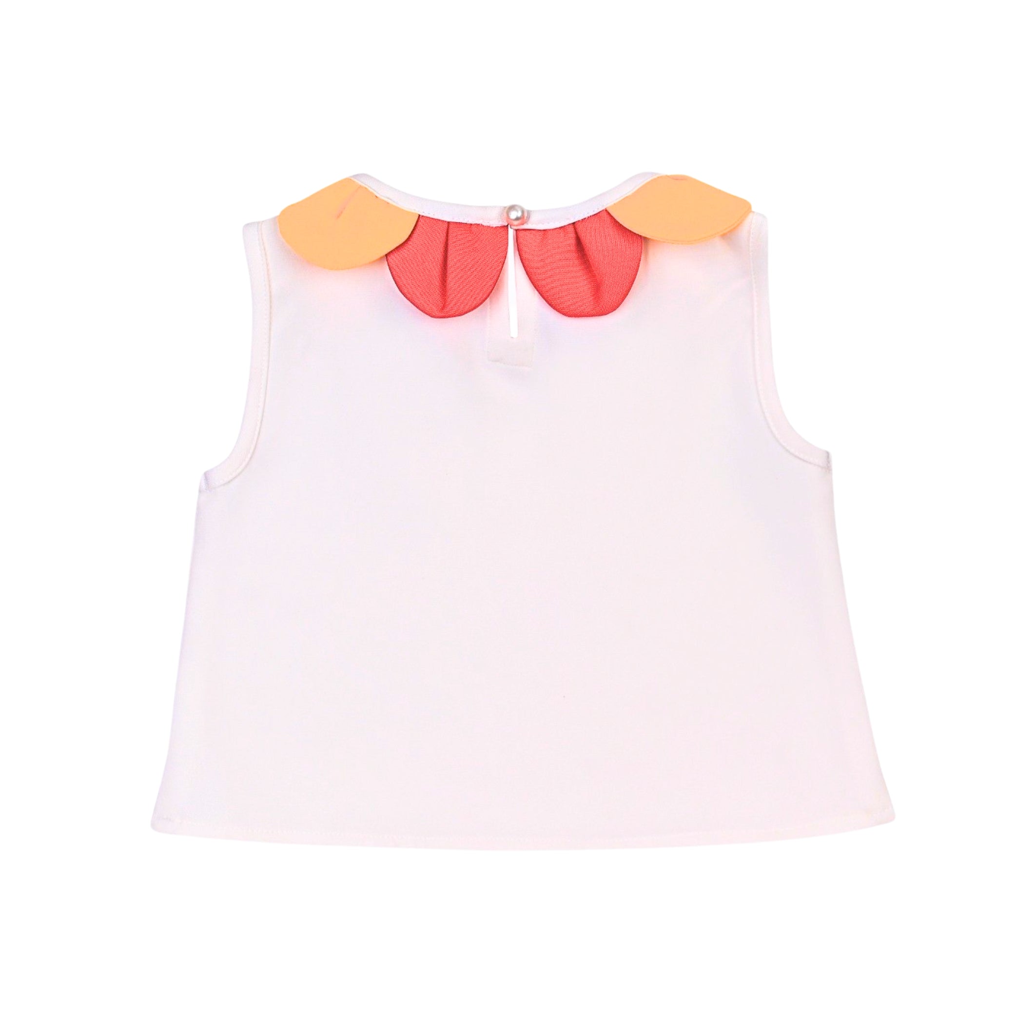 Flower Blossom Top - White