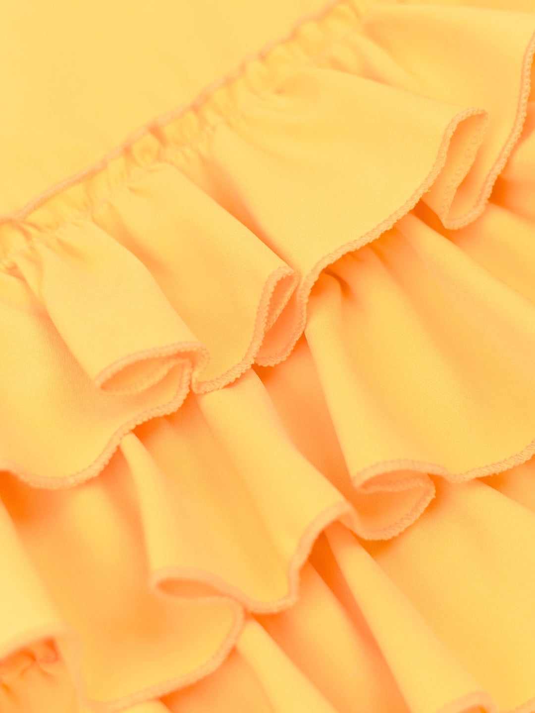 Ruffles Pixie Dress - Yellow