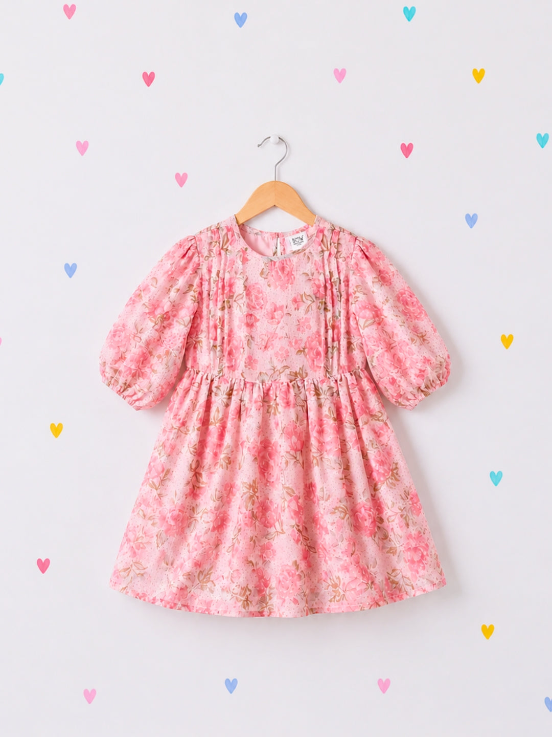 Festive Eloise Dress -Pink