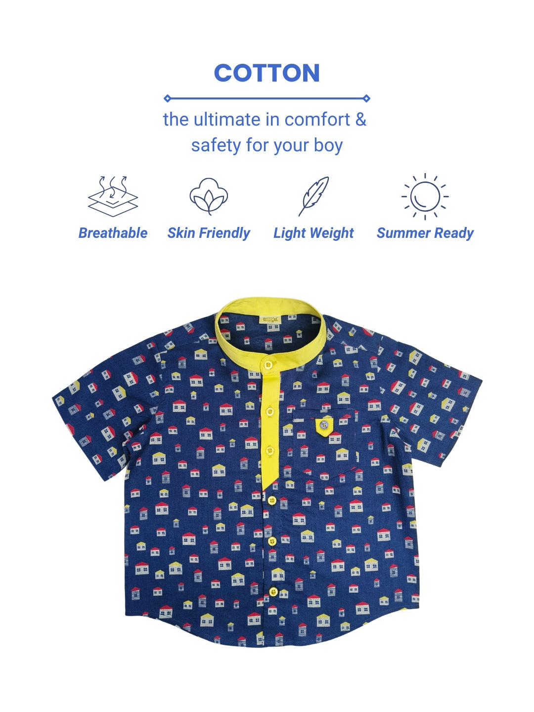 Henry Shirt - House Print