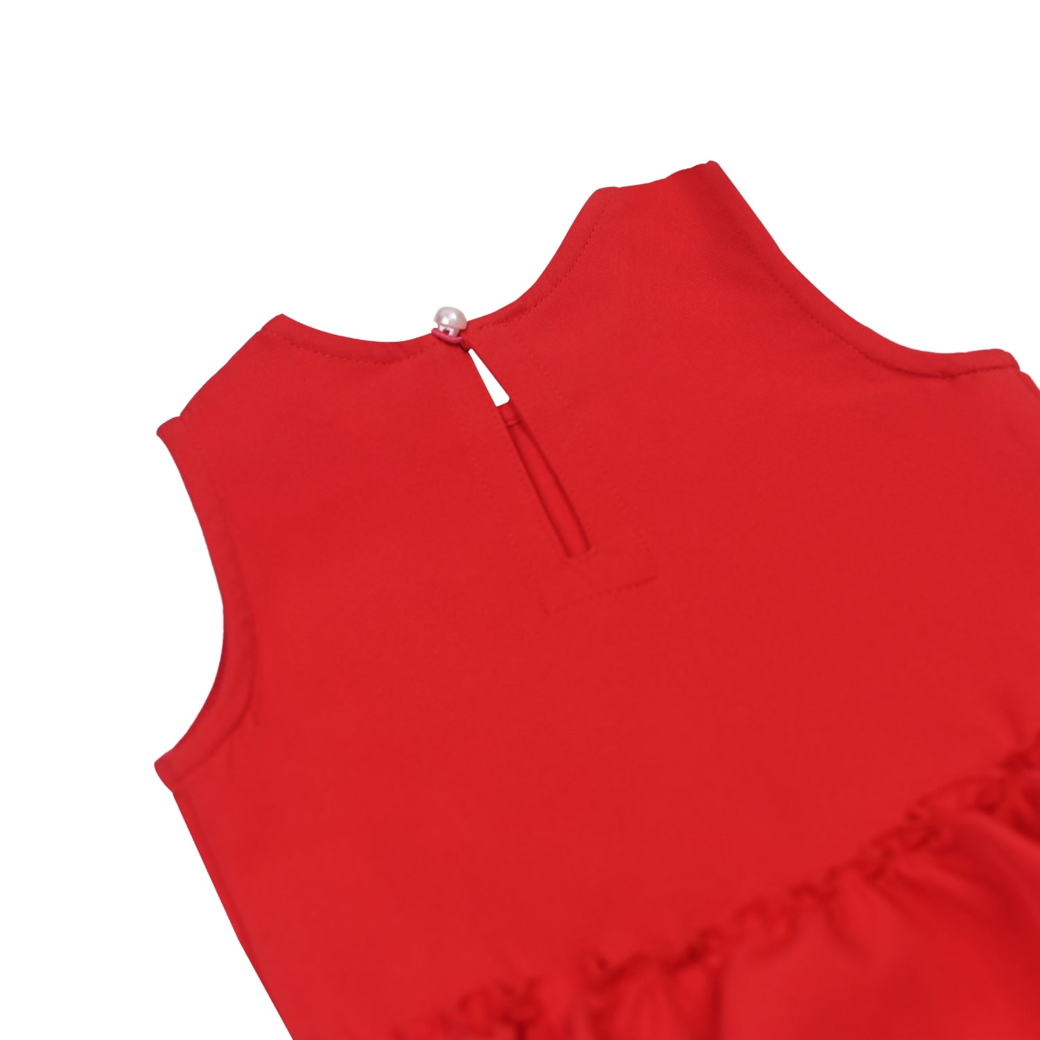 Ruffles Pixie Dress - Red