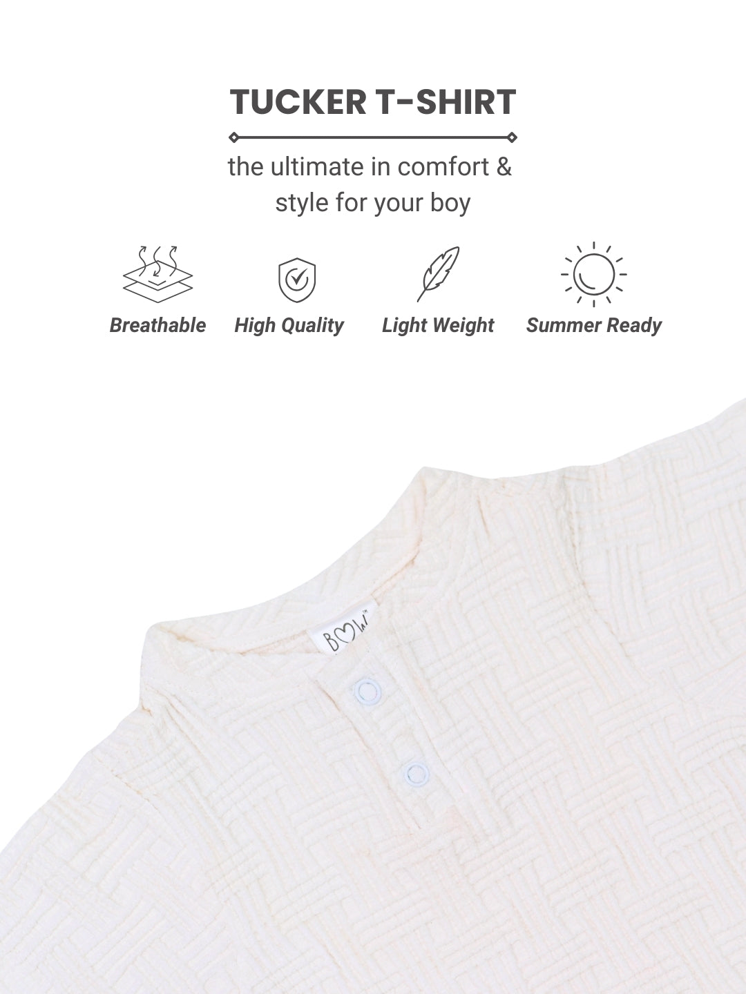Tucker 3D T Shirt - White
