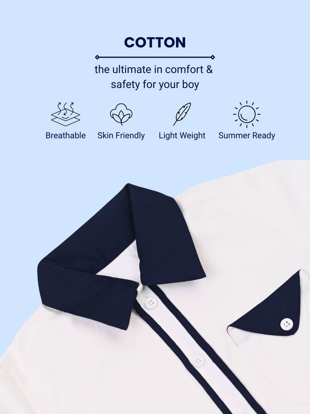Piper Cotton Shirt - White
