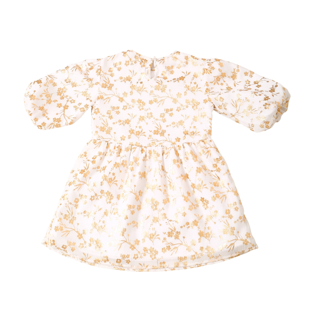 Festive Eloise Dress - White