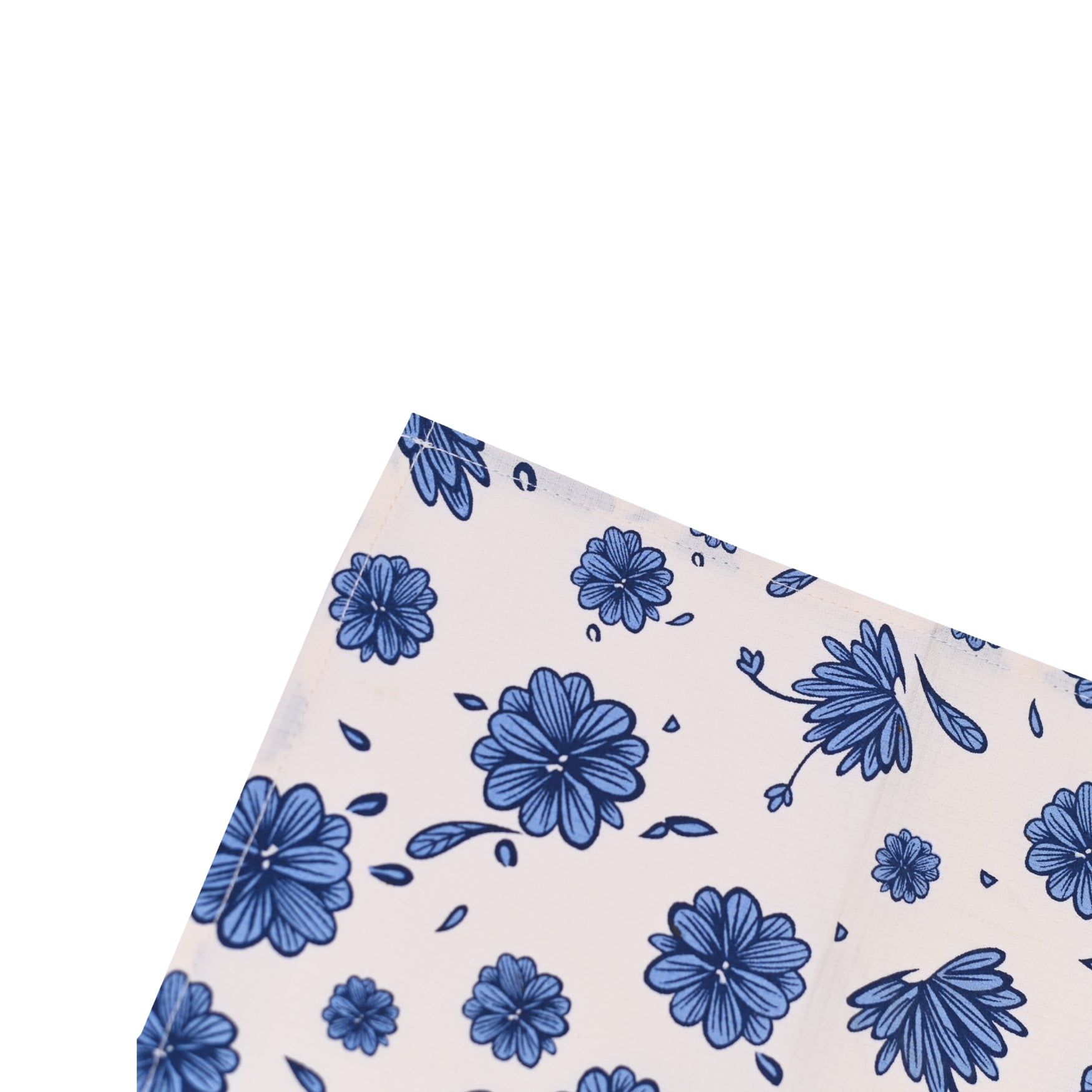 Cotton Emma Dress - Blue Floral