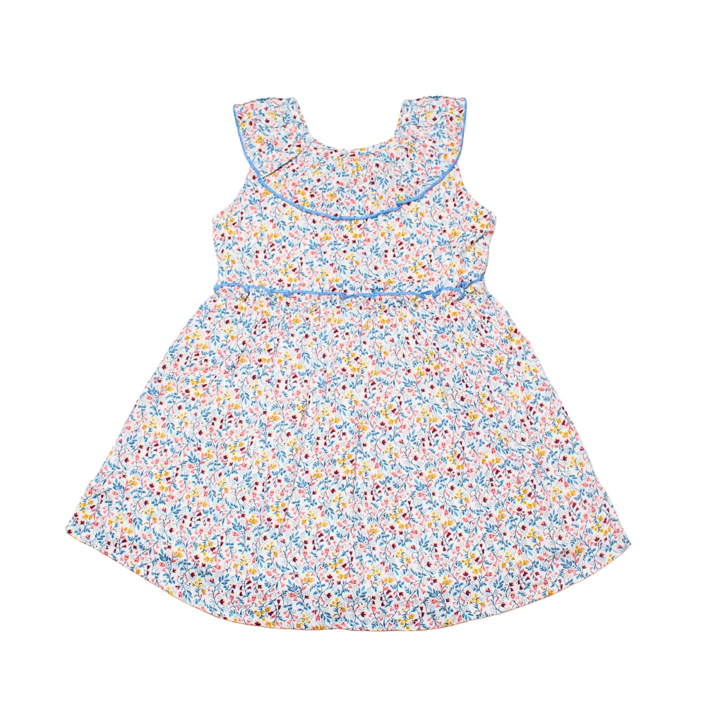 Soft Tassel Dress - Blue