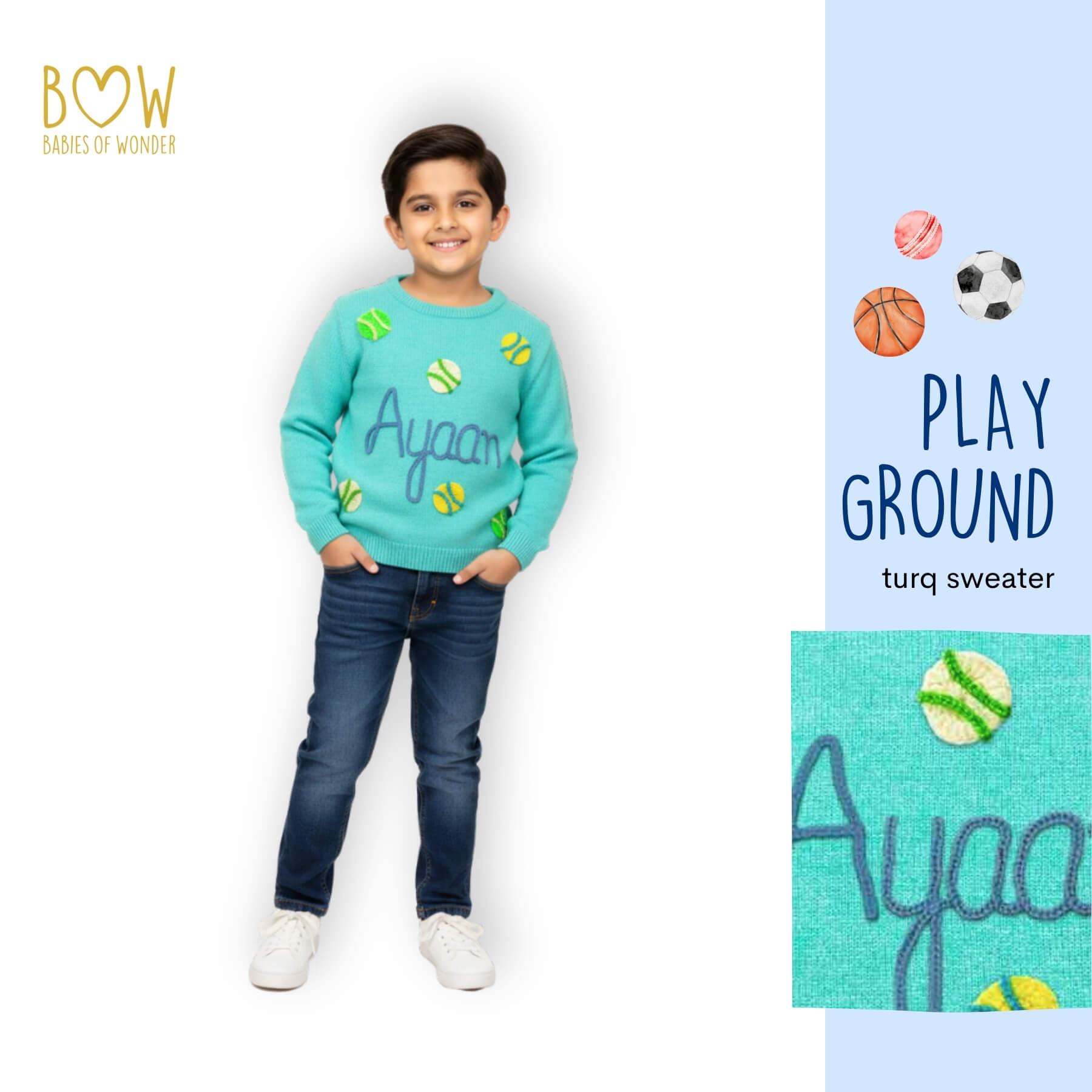Boys Customised Playground Sweater