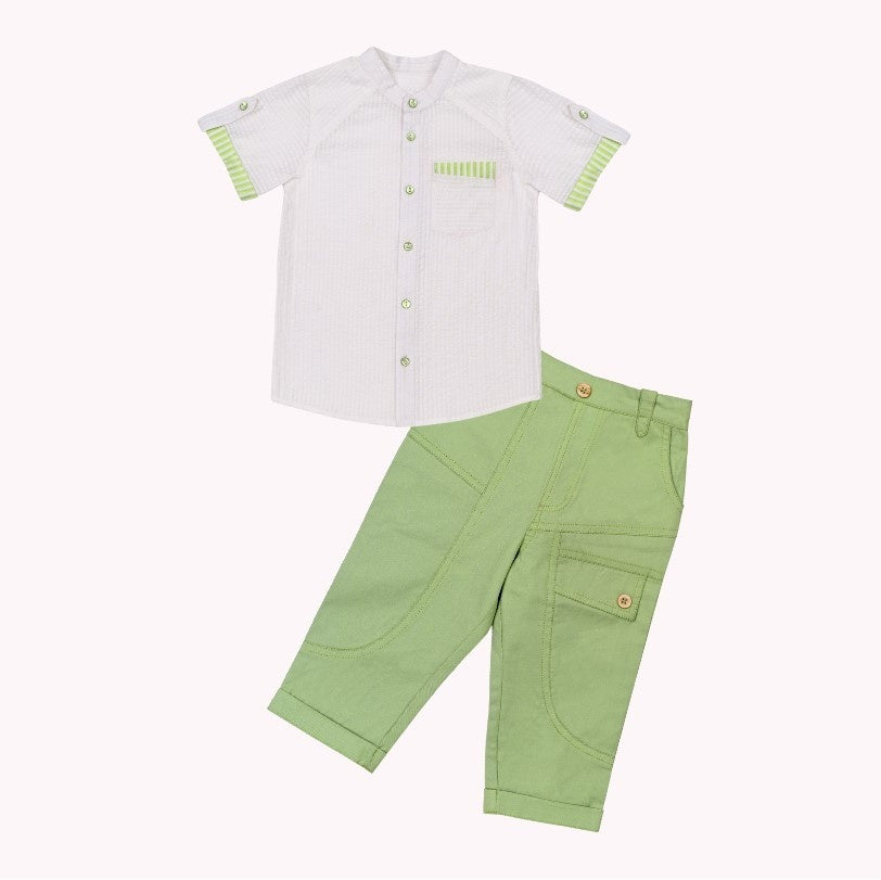 Green Alan Shirt + Green Neo Pant