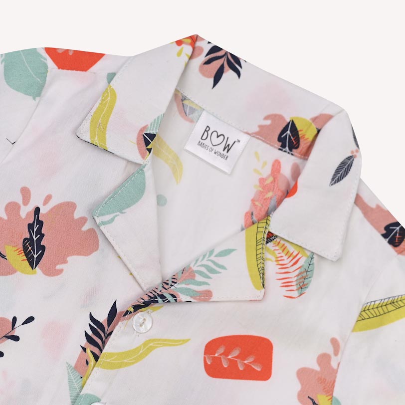 Charlie Cotton Shirt - Abstract