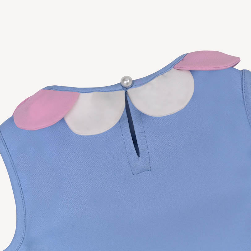 Flower Blossom Top - Baby Blue