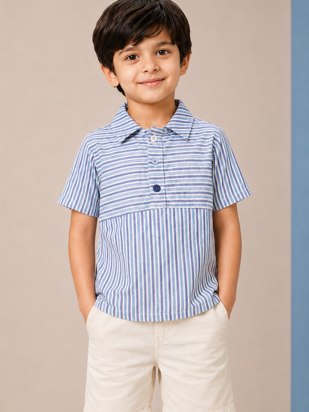 Chuck Cotton Top - Blue