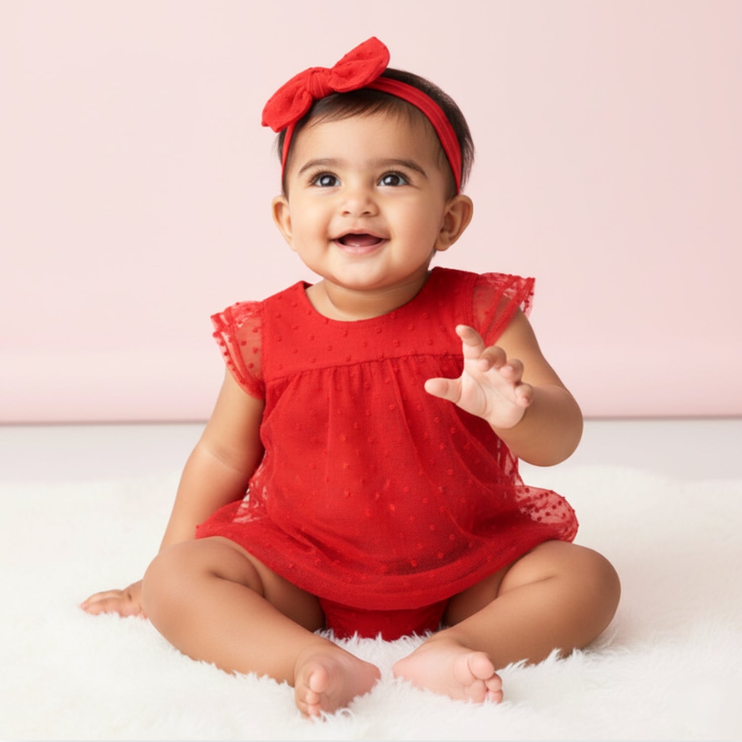 Festive Elsa Bubble - Red