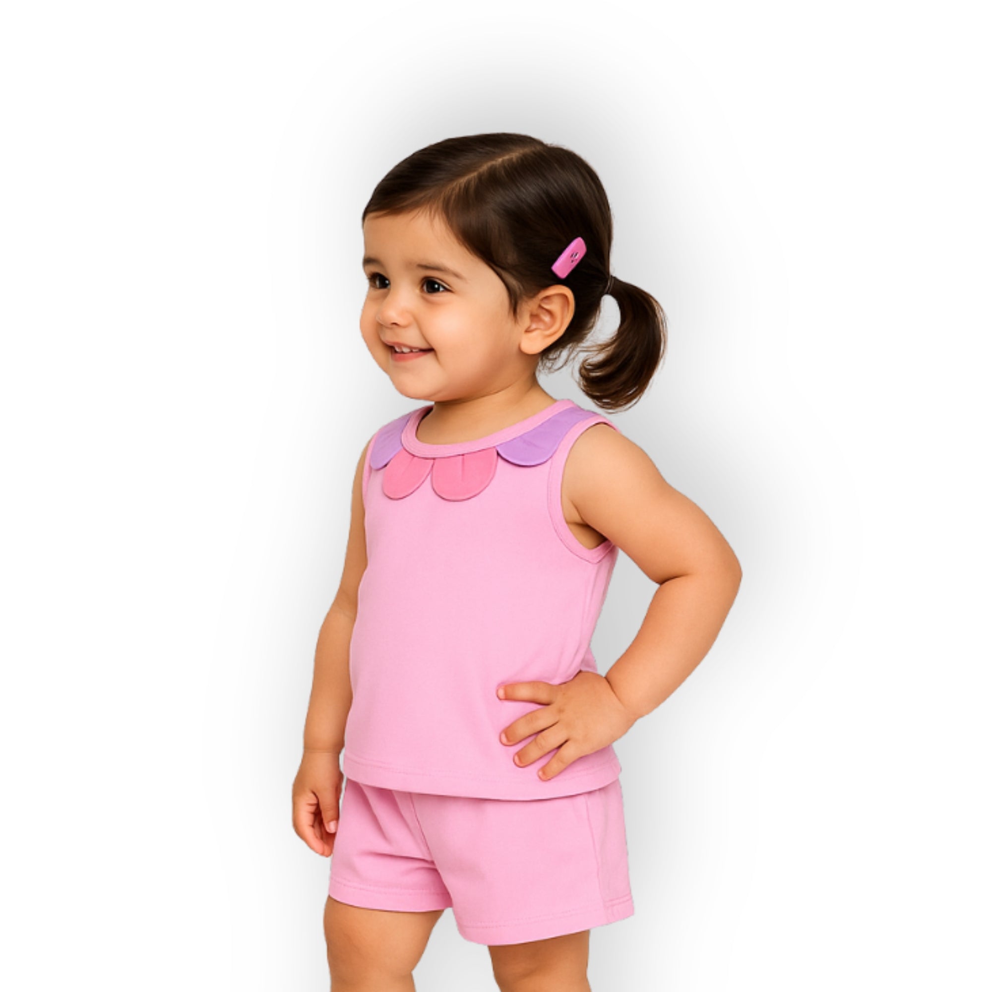 Flower Blossom Top - Baby Pink
