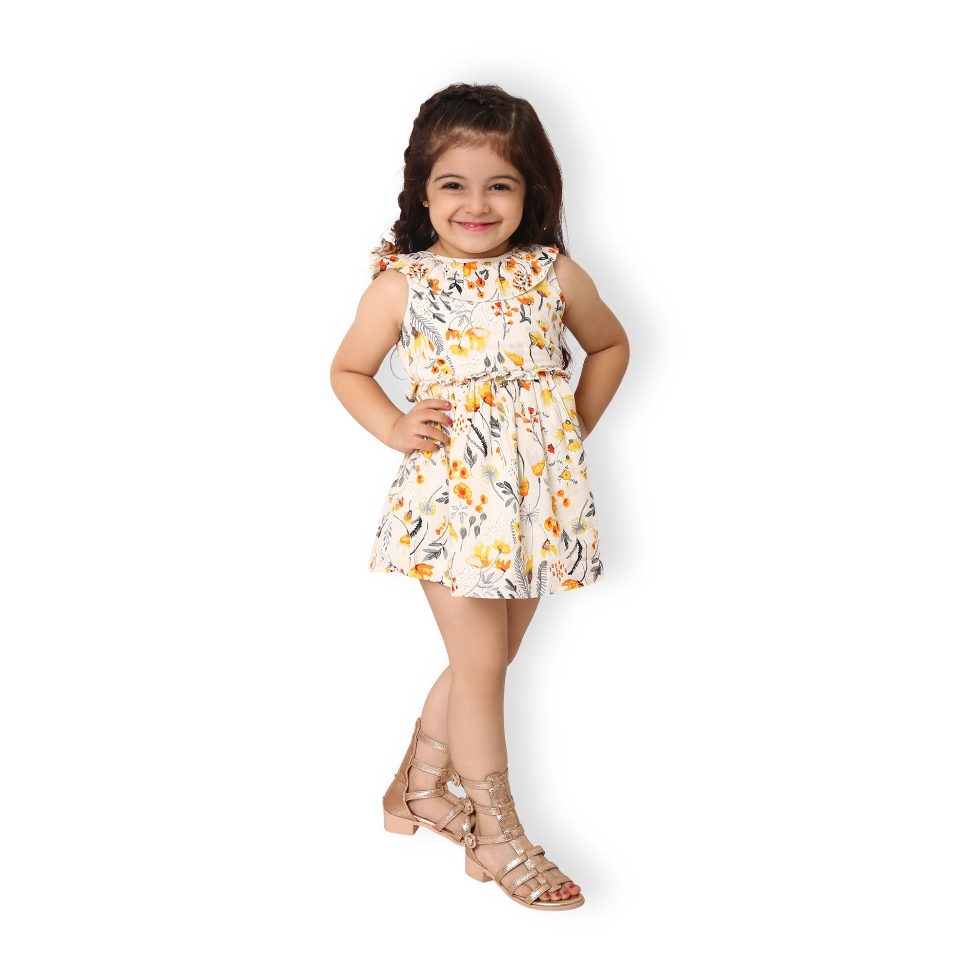 Soft Tassel Dress - Yellow