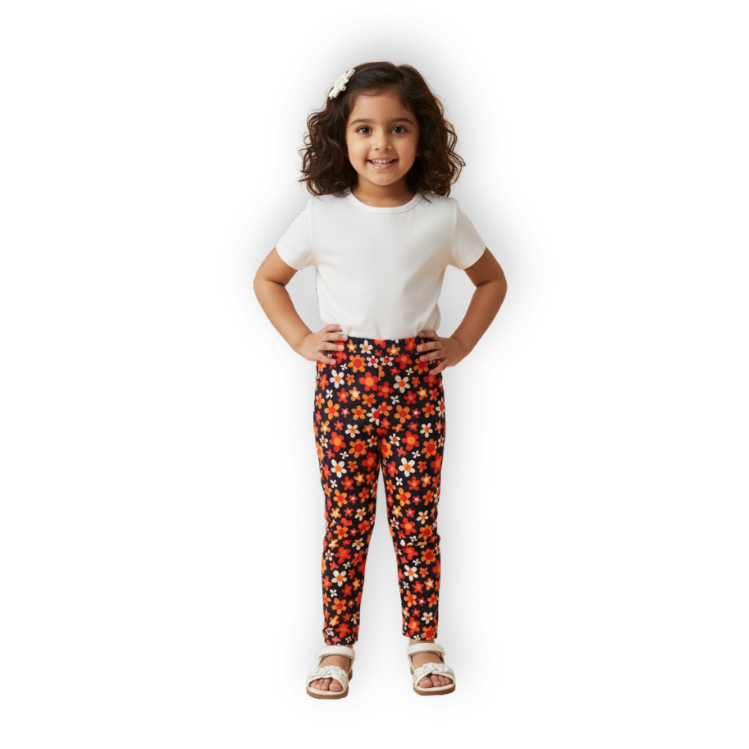 Colourful Jane Capri - Floral