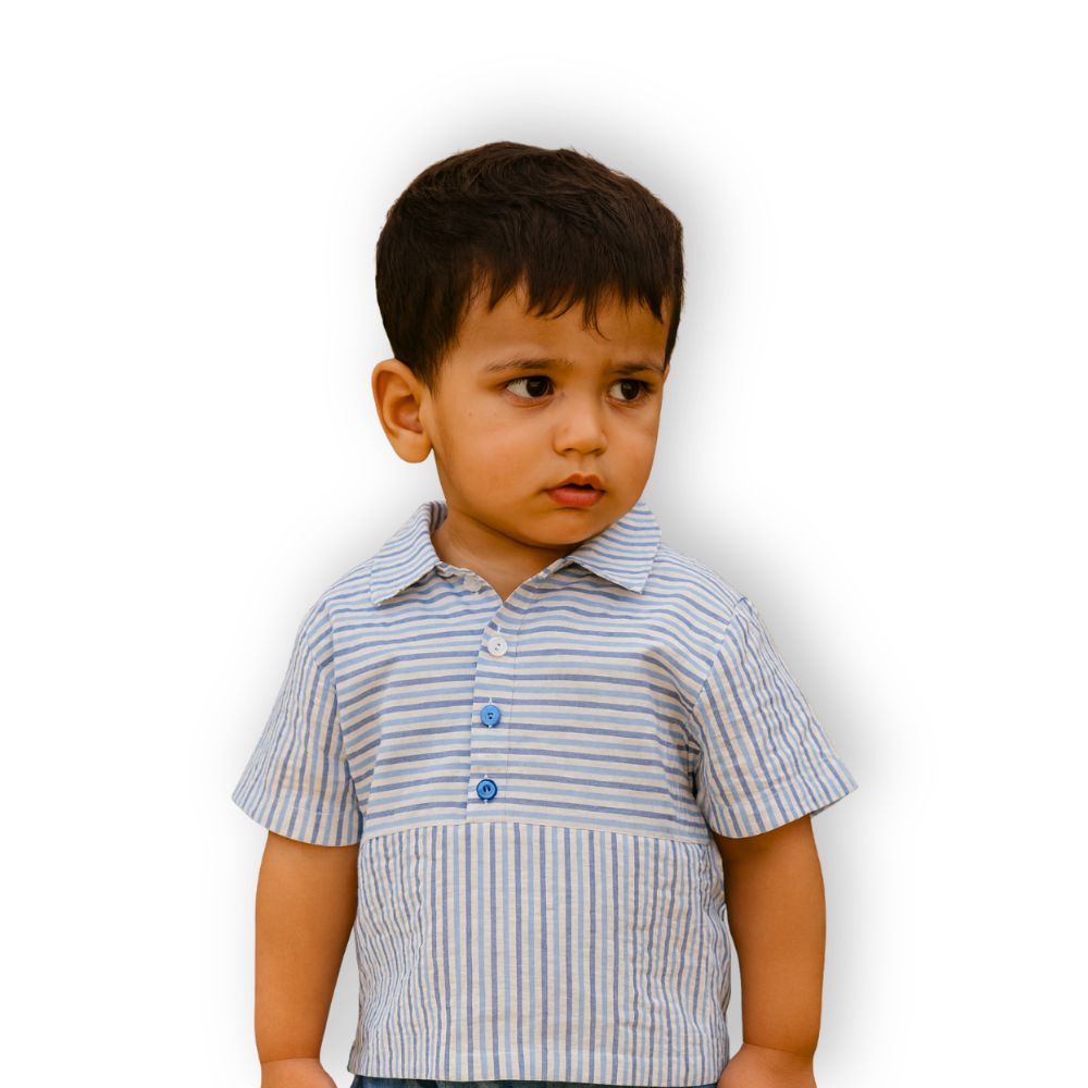 Chuck Cotton Top - Blue