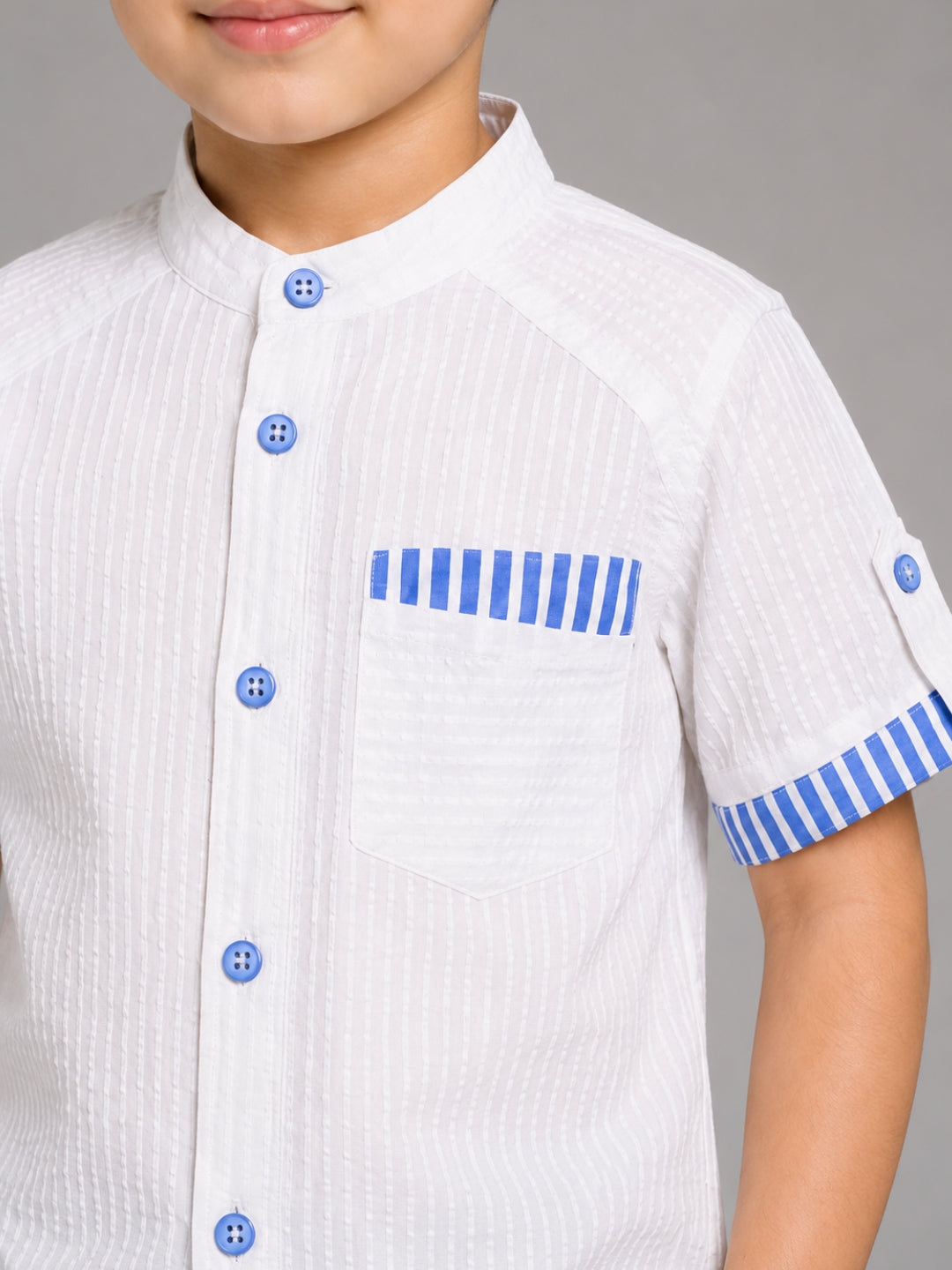 Cotton Alan Shirt - Blue