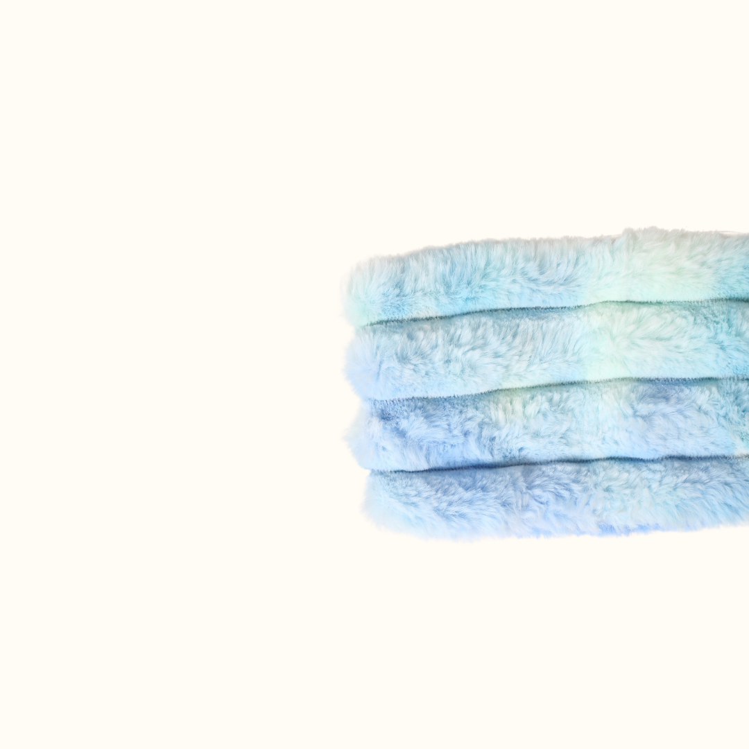 Super Soft Big Unicorn Pouch - Blue