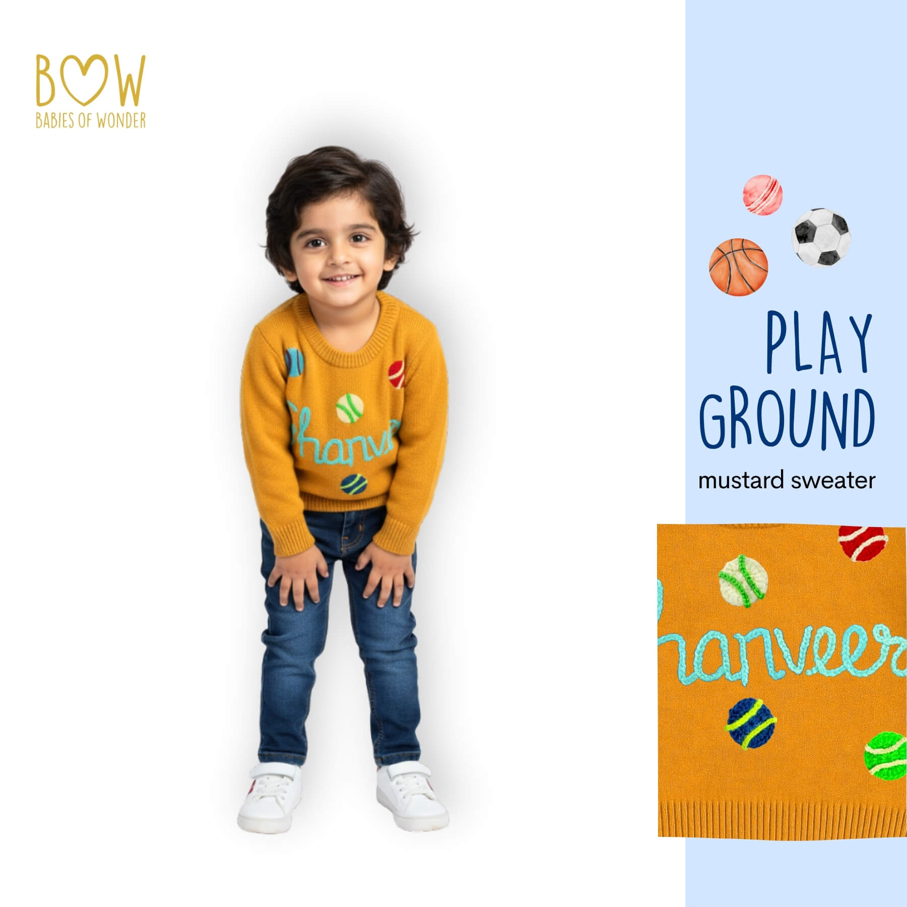 Boys Customised Playground Sweater