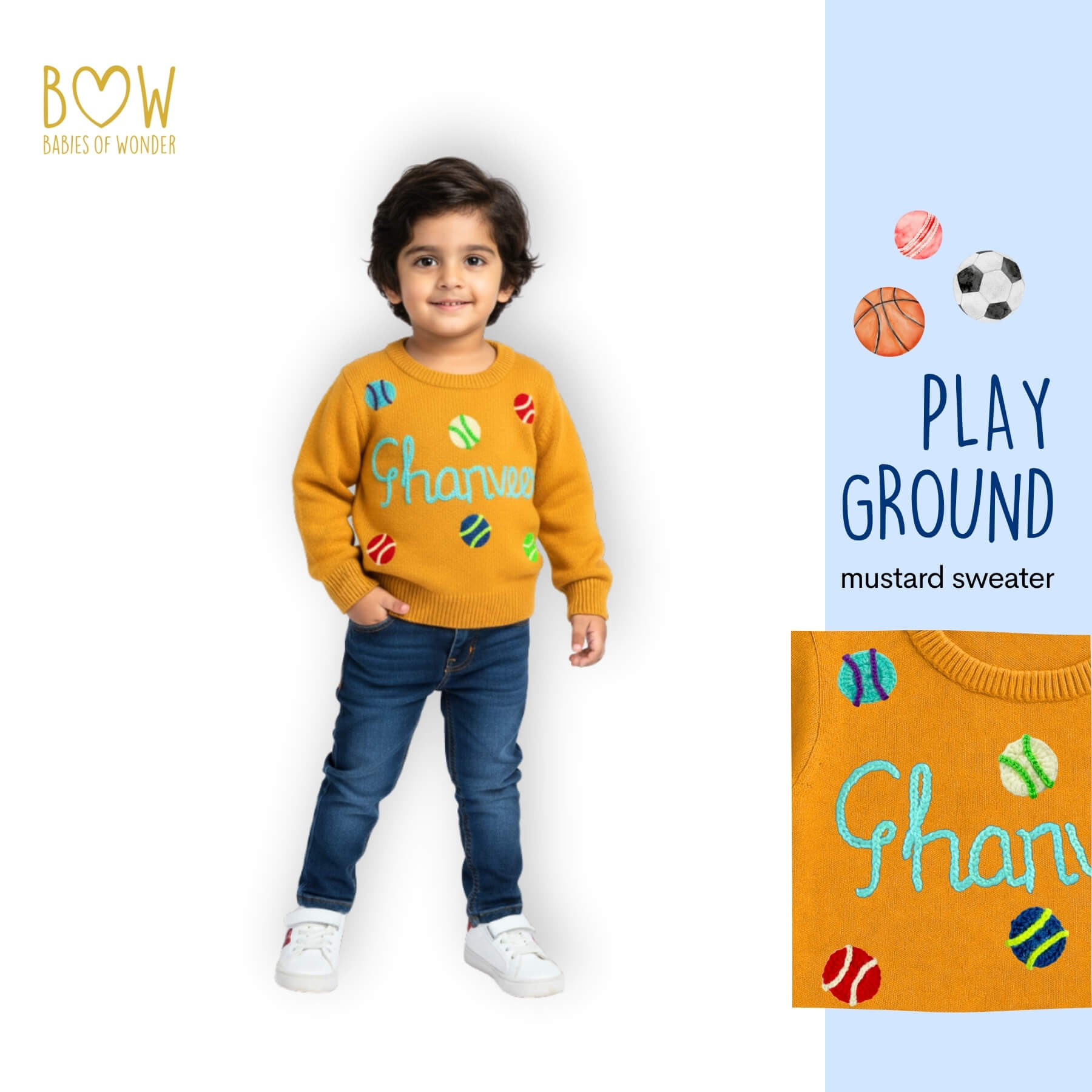 Boys Customised Playground Sweater