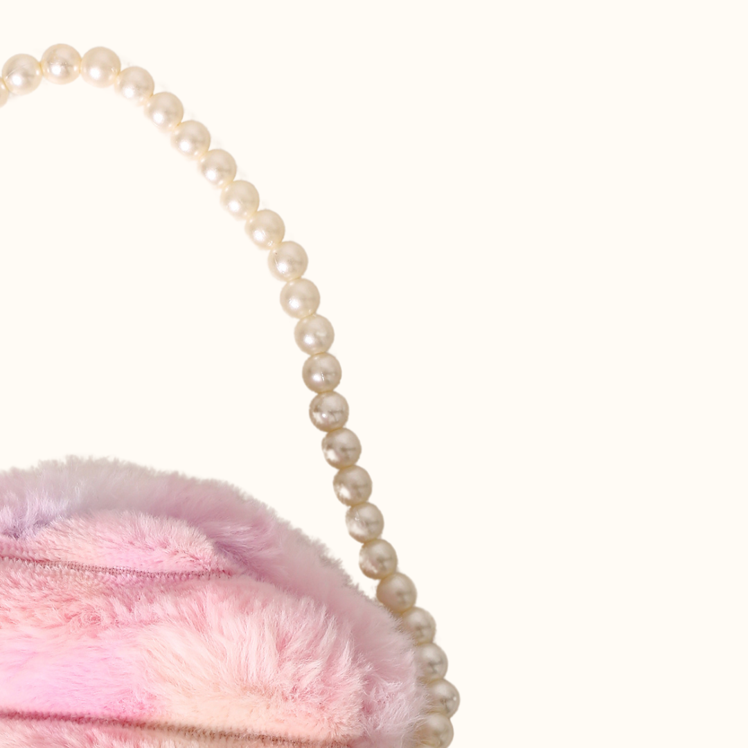 Super Soft Short Unicorn Purse - Pink