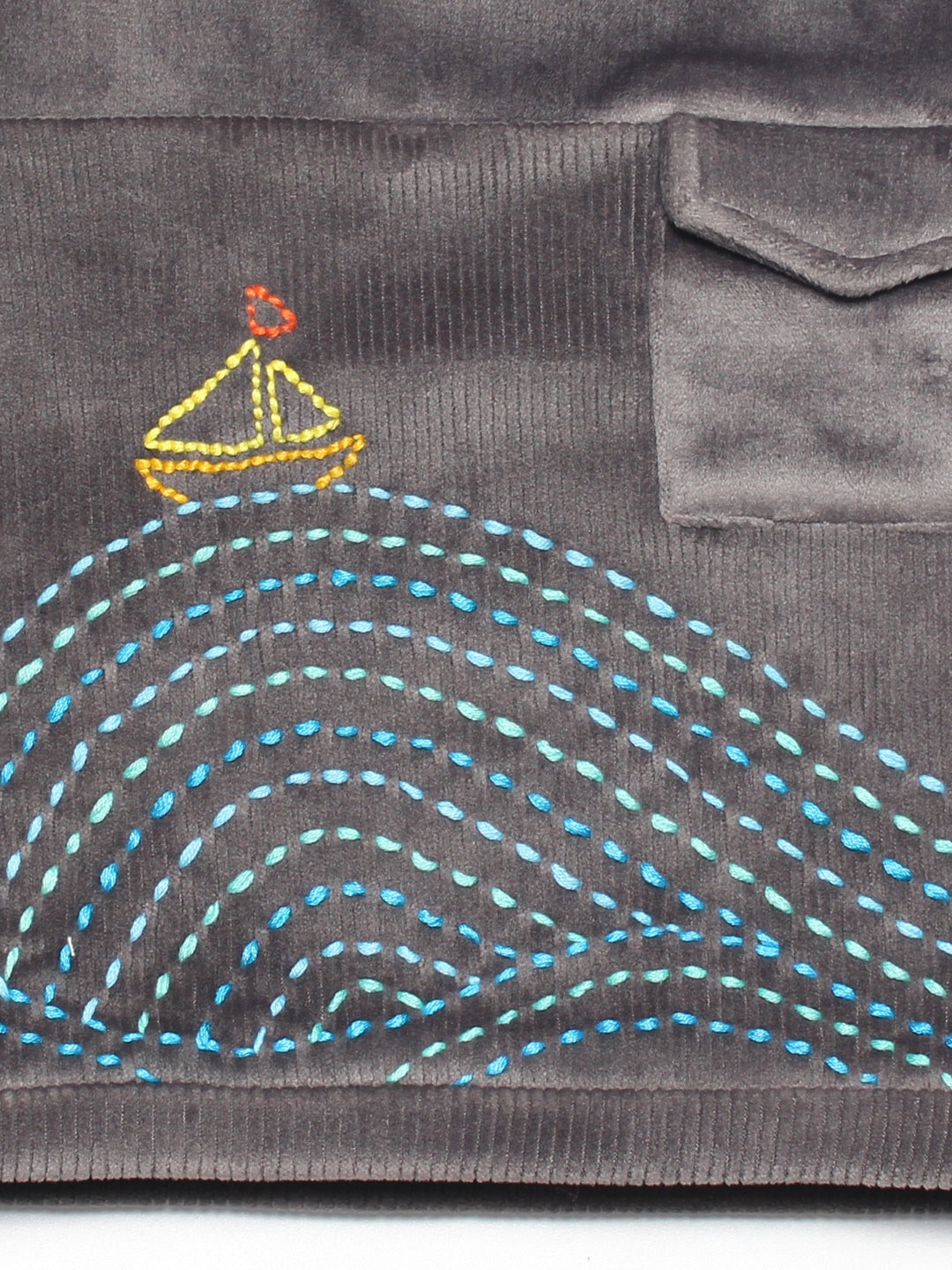 Boat Pocket Sweatshirt - Grey