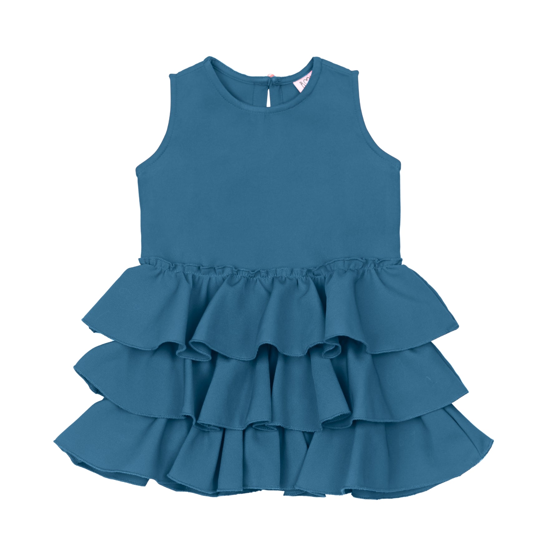 Ruffles Pixie Dress - Teal