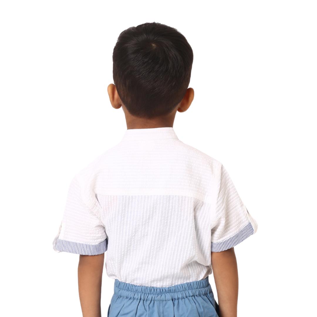 Cotton Alan Shirt - Blue