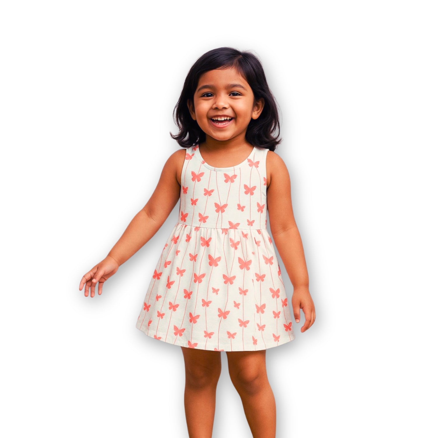 Soft Chloe Tunic Top - Butterfly