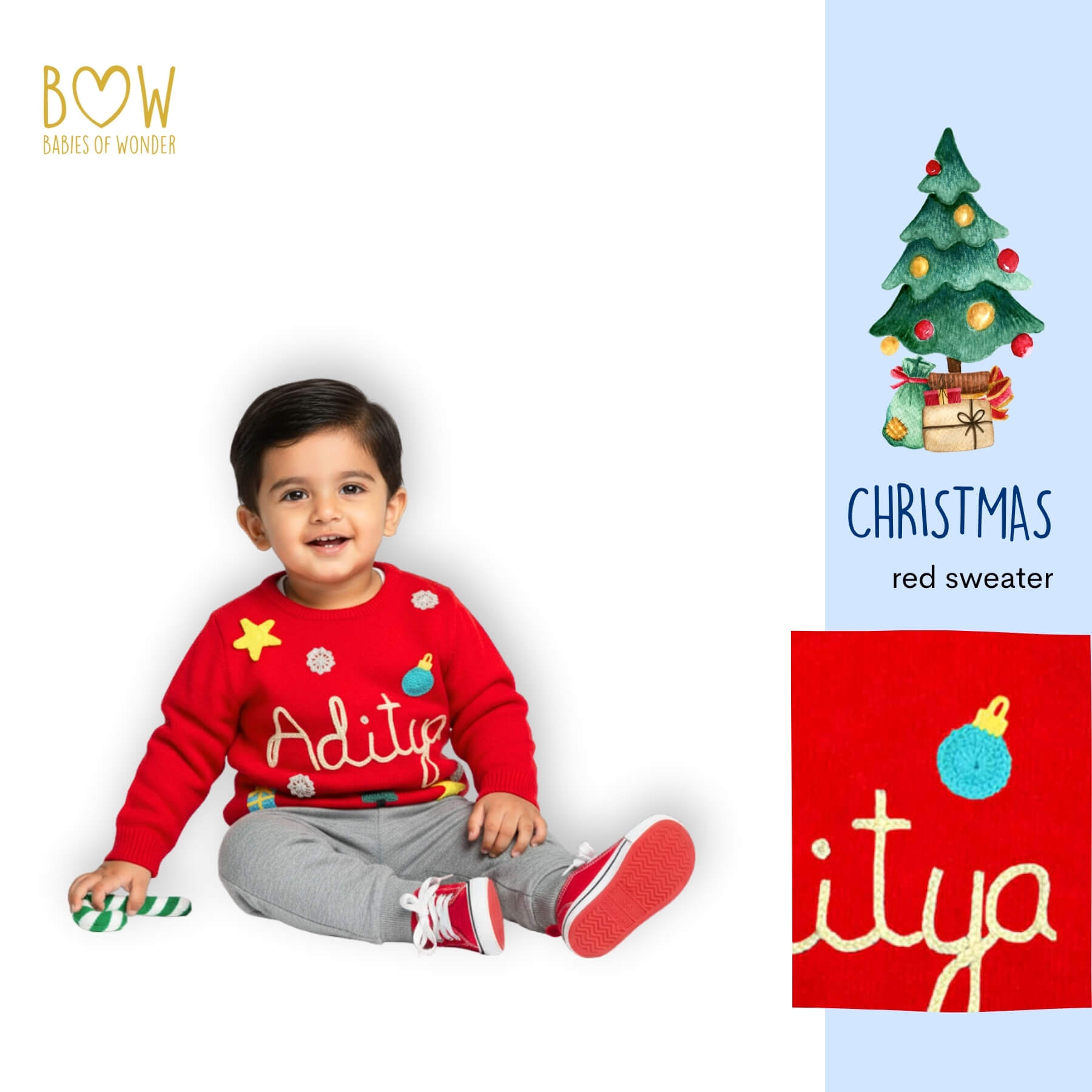 Boys Customised Christmas Sweater