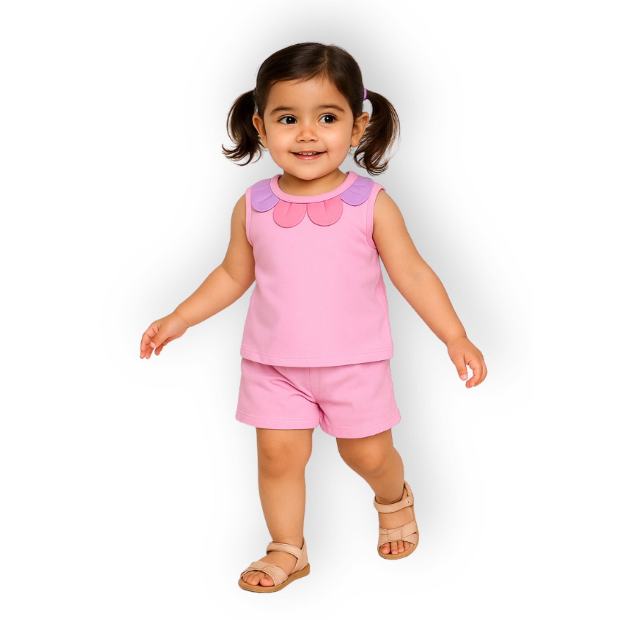 Flower Blossom Top - Baby Pink