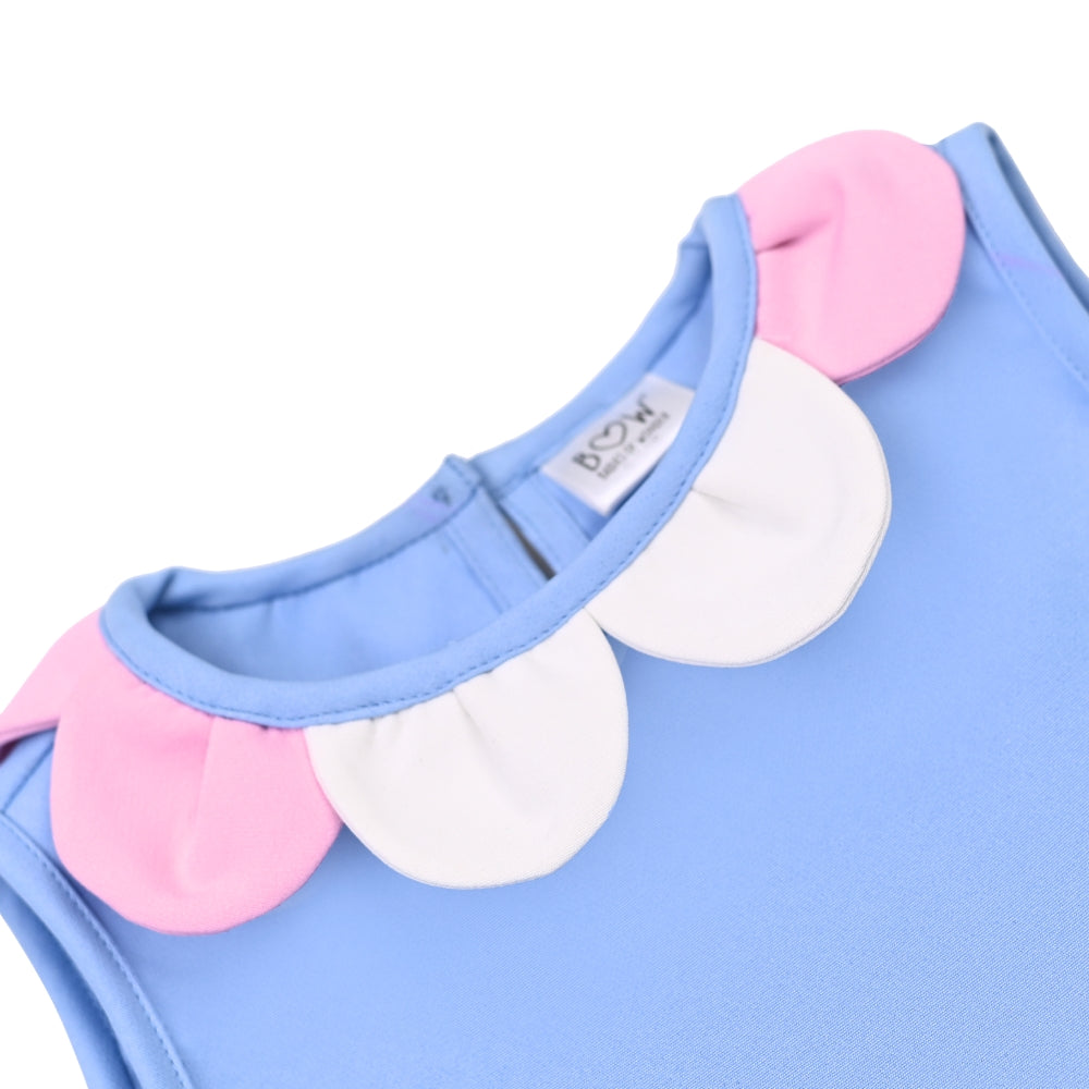 Flower Blossom Top - Baby Blue