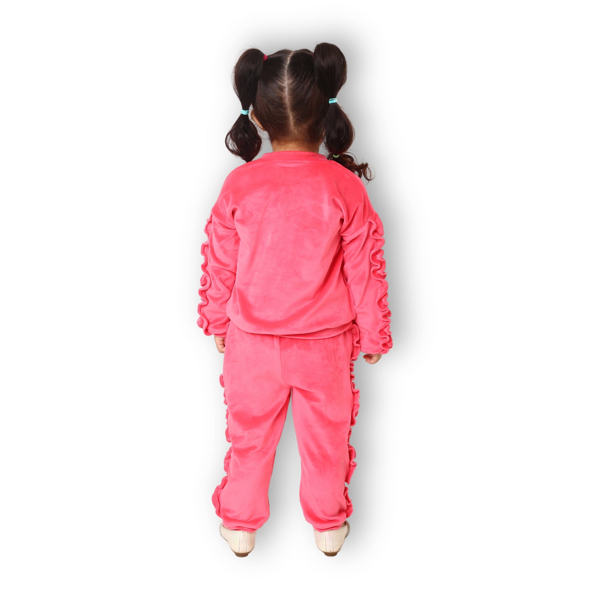 Super Soft Frill Jogger - Pink