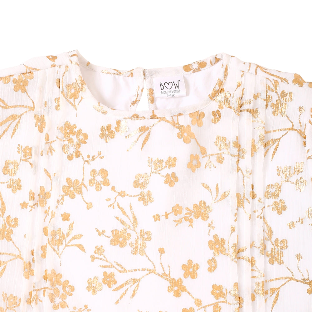 Festive Eloise Dress - White