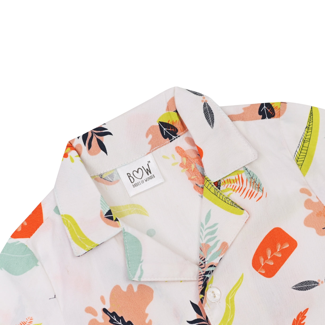Charlie Cotton Shirt - Abstract