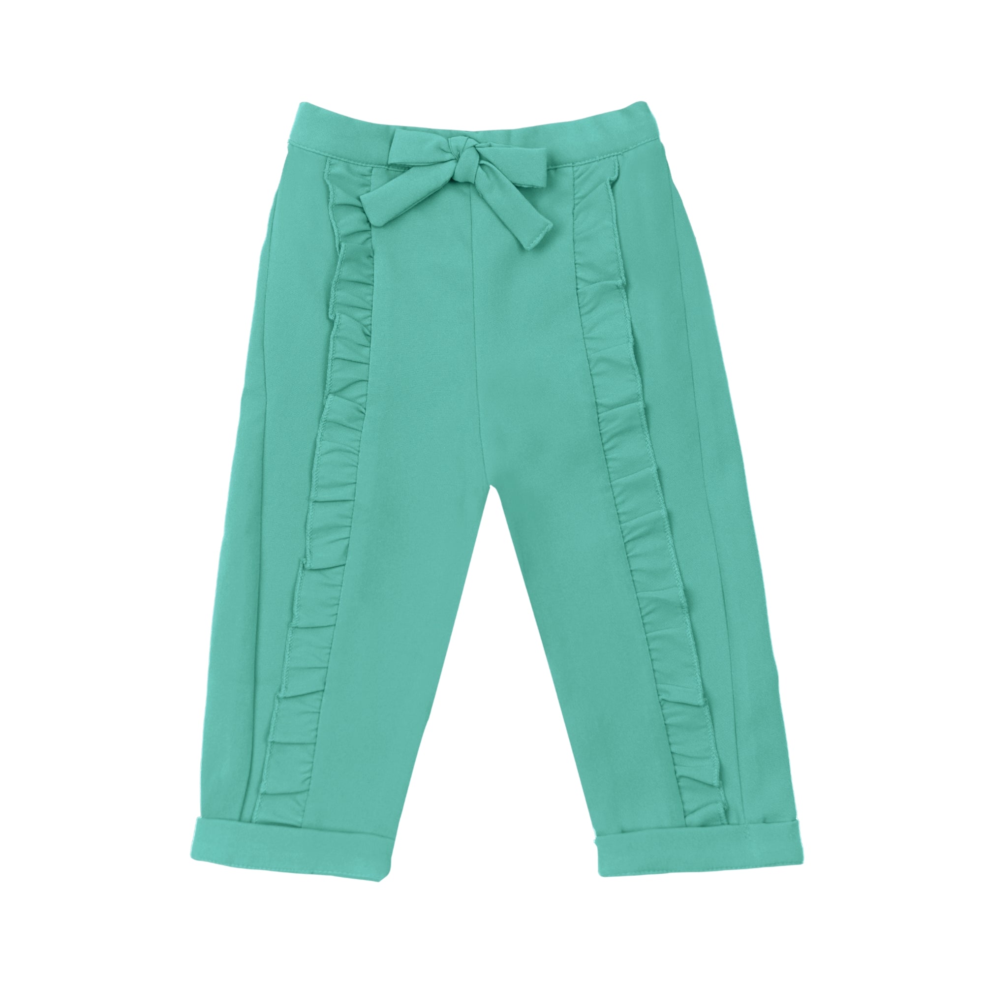 Ella Frills Pants - Turquoise