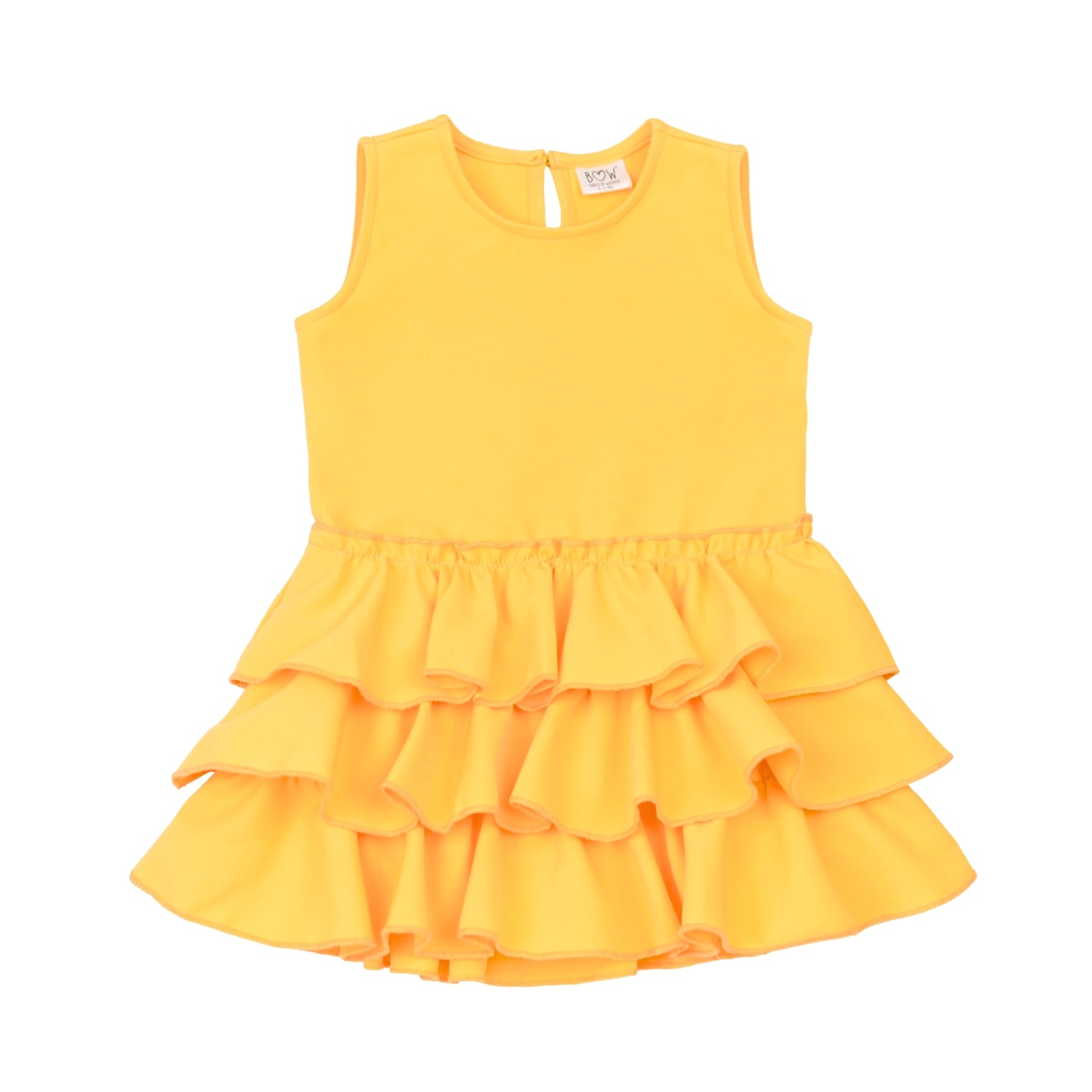 Ruffles Pixie Dress - Yellow