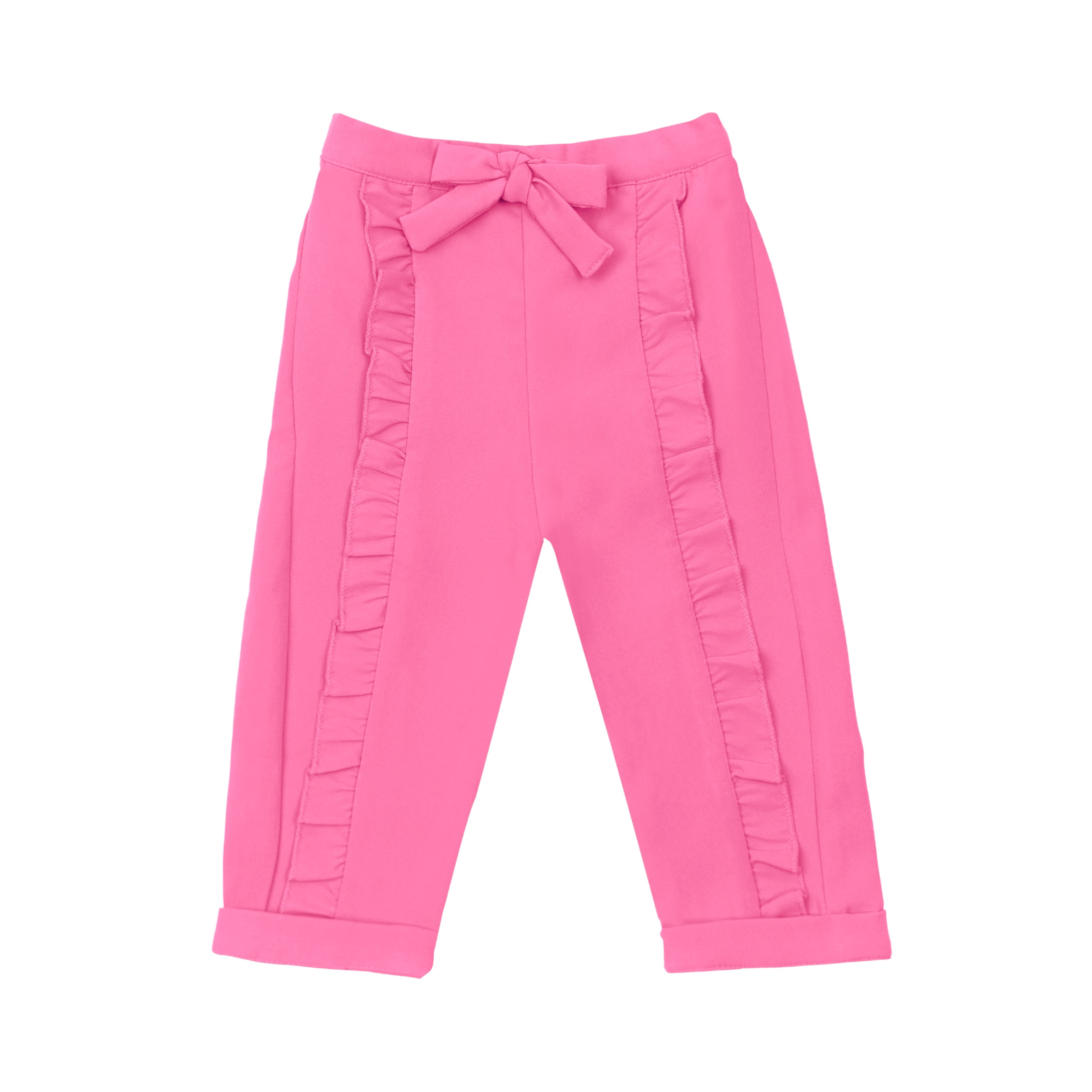Ella Frills Pants - Barbie Pink