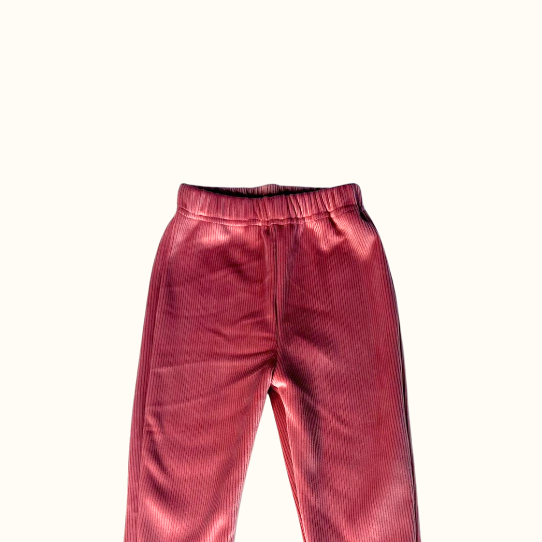 Corduroy Legging - Rose Pink