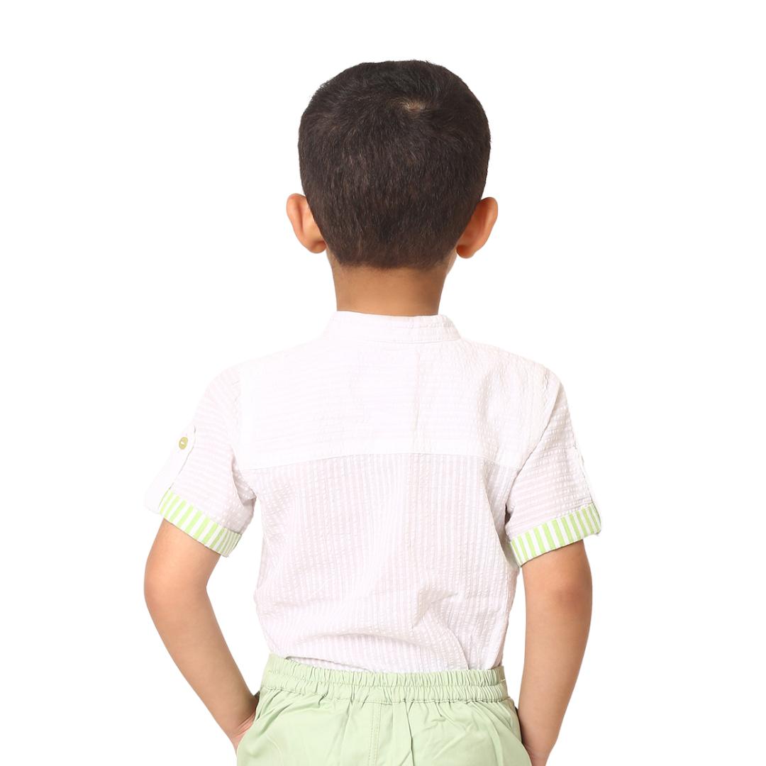 Alan Cotton Shirt - Green