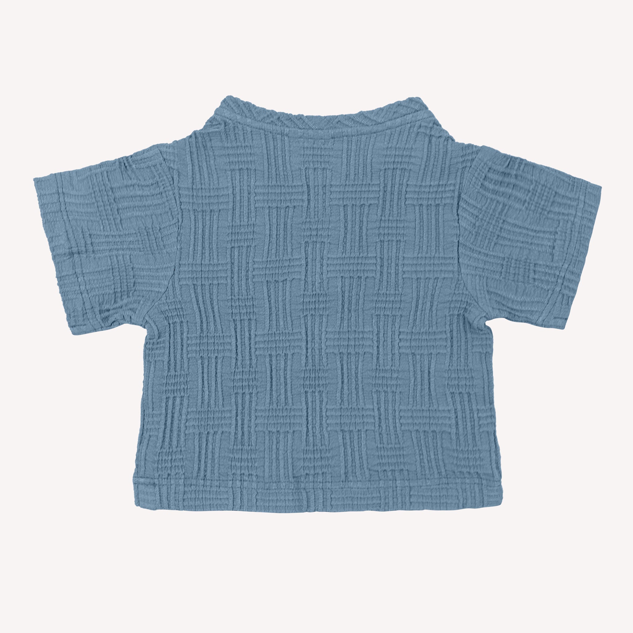 Blue Tucker Top + Blue Chase Shorts