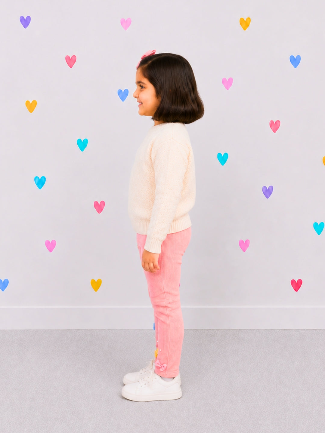 Super Soft Corduroy Legging - Rose Pink