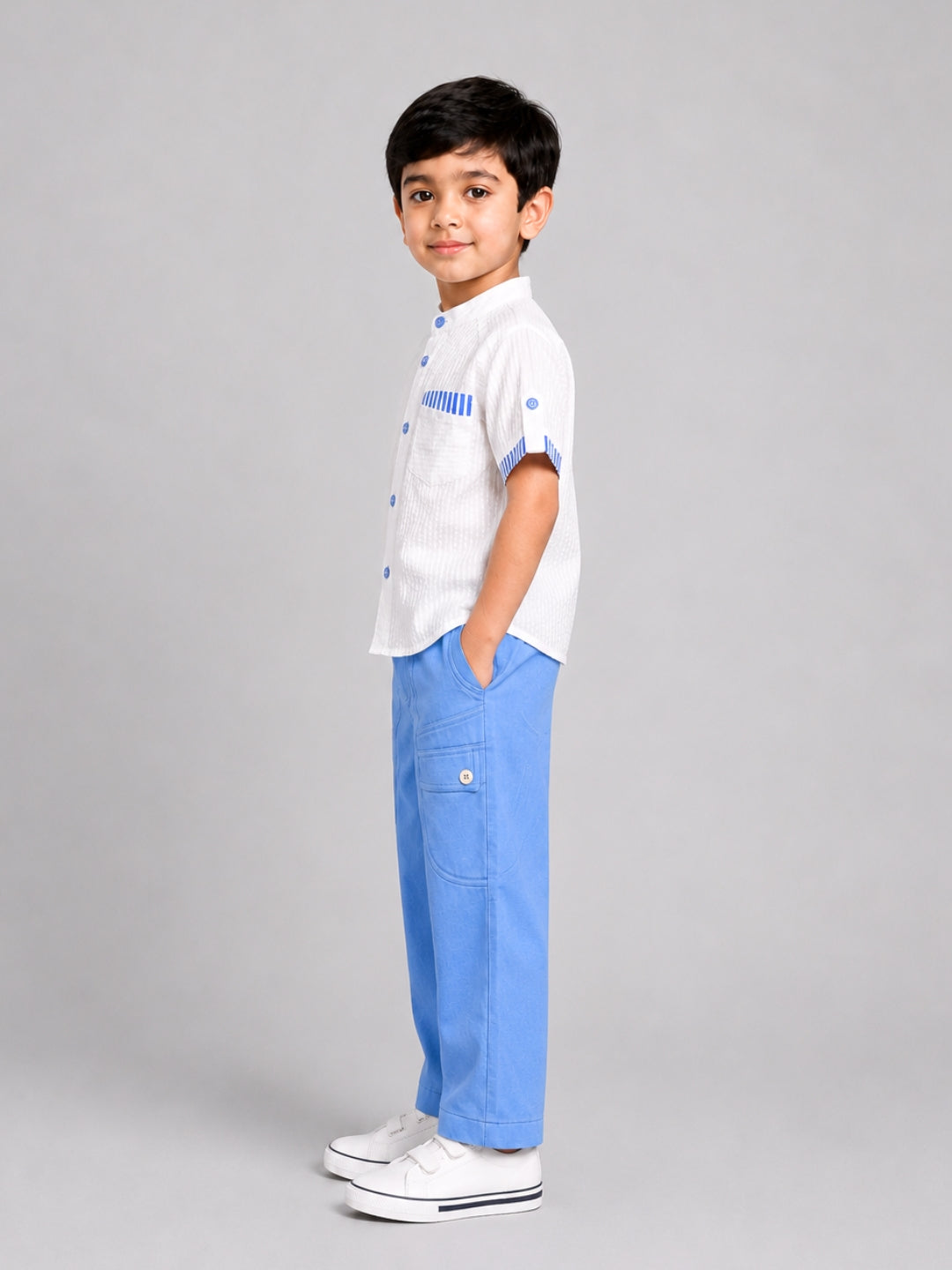 Neo Cotton Pant - Blue